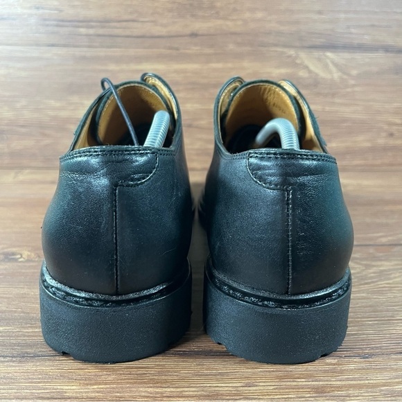 Paraboot “Prevert” Black Leather Oxfords Shoes Men’s Size 10 - Picture 4 of 11